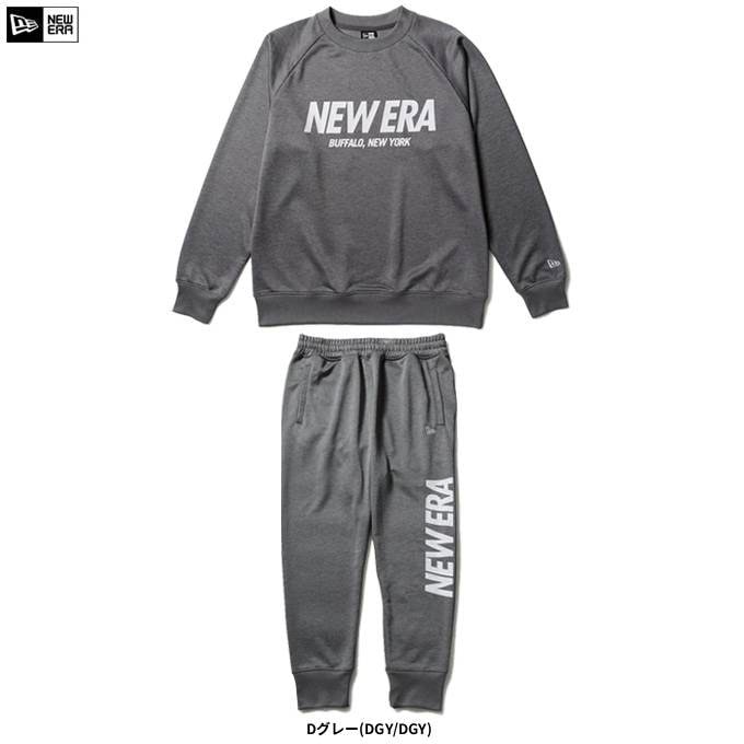 ニューエラ　トレーニングウェア NEW ERA（ニューエラ）ドライスウェット クルーネック パンツ 上下