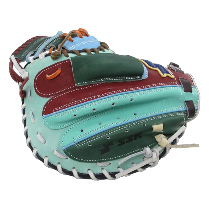 SSK（エスエスケイ）限定 軟式用キャッチャーミット カラフルシリーズ