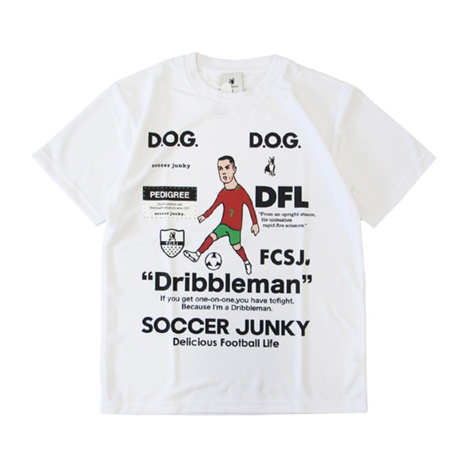 サッカーTシャツ soccer junky（サッカージャンキー）ジュニア Dribbleman+8 ワーク