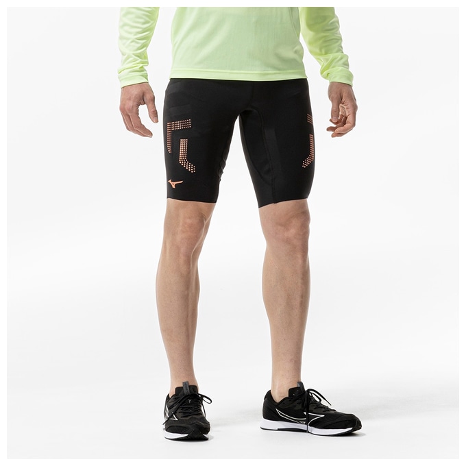 ミズノ mizuno ランニングショートタイツ 陸上競技用タイツ サイズL