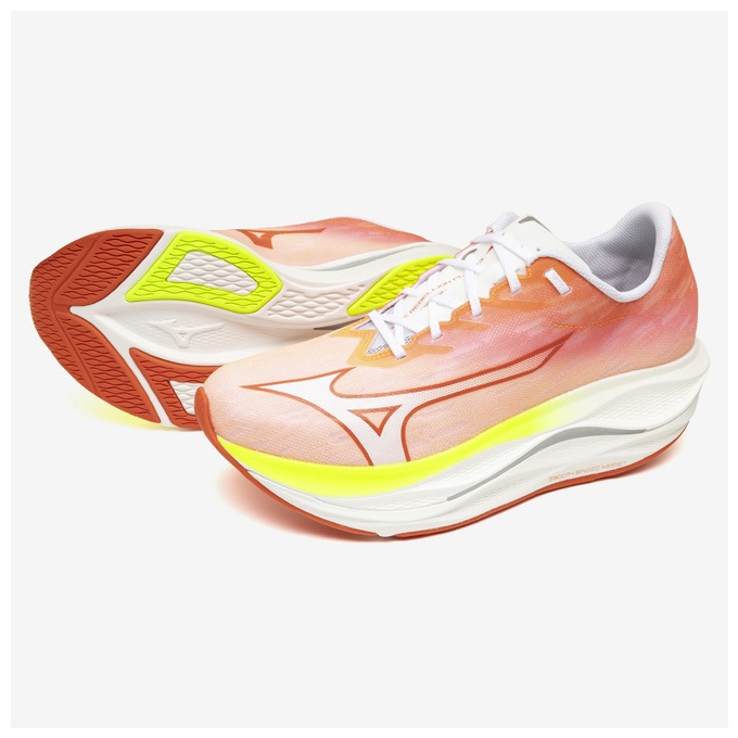MIZUNO�ʥߥ��Ρ�WAVE REBELLION FLASH 3 �������֥�٥ꥪ��ե�å���3��J1GC2536�˥��ݡ��� �ȥ졼�˥� ���˥󥰥��塼�� �졼���󥰥��塼�� �ޥ饽�� ���� 2E���� �˽����� ��˥��å���