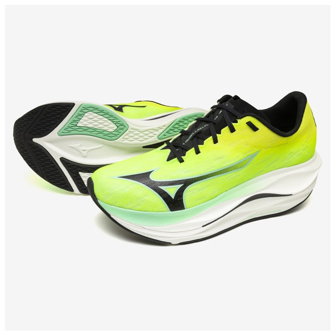 MIZUNO�ʥߥ��Ρ�WAVE REBELLION FLASH 3 �������֥�٥ꥪ��ե�å���3��J1GC2536�˥��ݡ��� �ȥ졼�˥� ���˥󥰥��塼�� �졼���󥰥��塼�� �ޥ饽�� ���� 2E���� �˽����� ��˥��å���