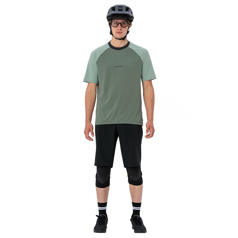 VAUDE Loamer Shirt | Heren T-shirt | black/anthracite