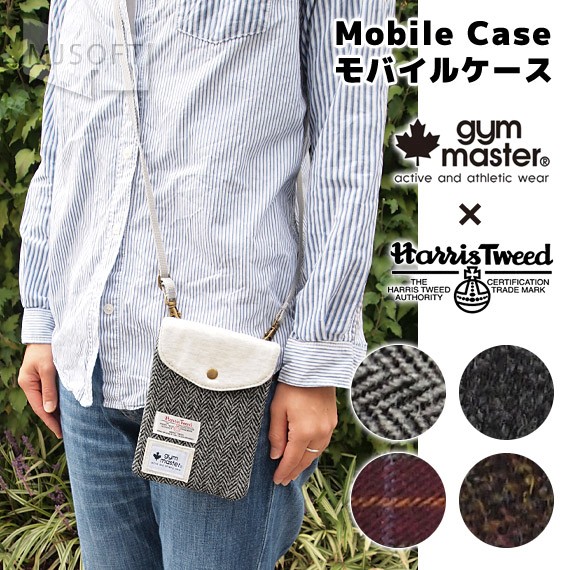 Gym Master G449304 Harris Tweed Mobile Case (ジムマスター ハリスツイード モバイルケース)【ポイント10倍】