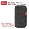Pack&Smooch Elie (Wide) for iPhone 6/7/8 (Anthracite(White))  [ѥåɥࡼ]