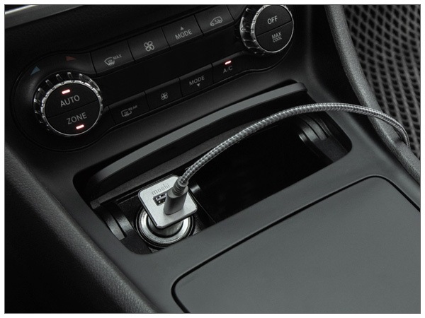 moshi QuikDuo Car Charger Black�ں߸˸¤꽪λ��