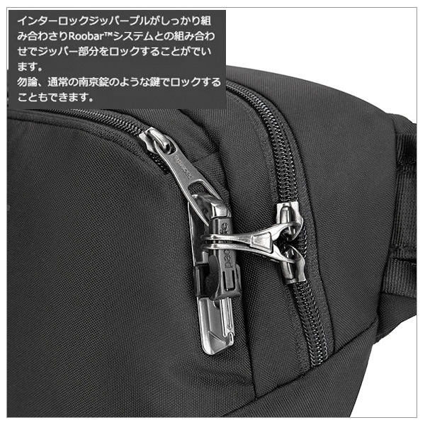 Pacsafe V�ҥåץѥå�(�Х��� 100) (12970324) ���� �����ɻߵ�ǽ ����ι�Կ侩 ��󥷥����� �ܥǥ��Хå�������̵���ʲ��츩������ˡ�