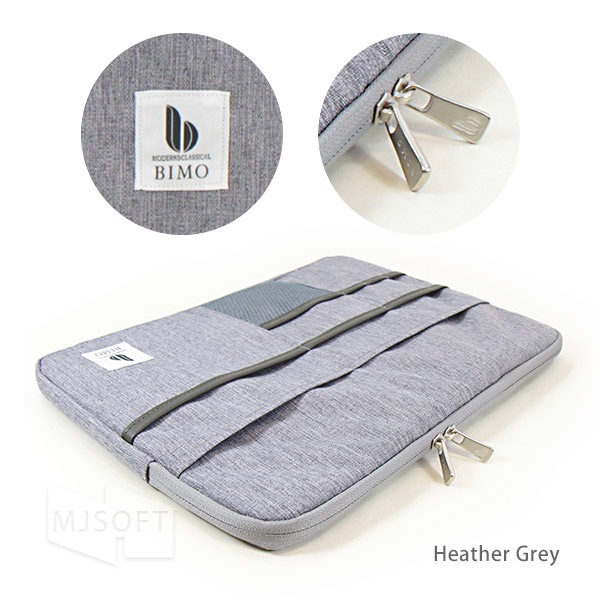 �ӥ� BIMO  MacBook Pro 13������б� ����ʡ������� ���å�����դ� ���åץݥ��å��դ� Multi Pocket PC Case 13inch Heather�ڥݥ����10�ܡ�