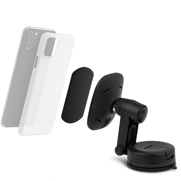 moshi SnapTo Universal Car Mount with Wireless Charging (Black)�ں߸˸¤꽪λ��
