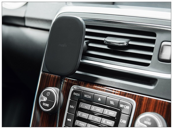 moshi SnapTo Universal Car Mount with Wireless Charging (Black)�ں߸˸¤꽪λ��