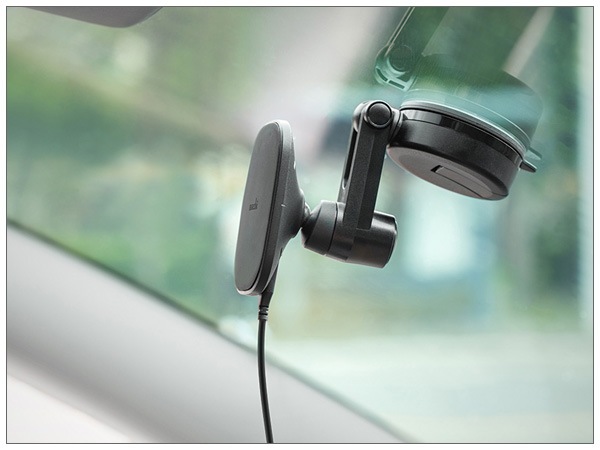 moshi SnapTo Universal Car Mount with Wireless Charging (Black)�ں߸˸¤꽪λ��