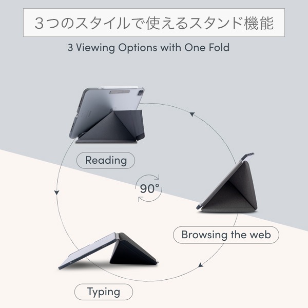 moshi VersaCover for iPad Pro 13 M4 (2024) (Charcoal Black) [99MO241613]ڥݥ5ܡ̵ۡʲ츩ˡ