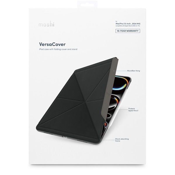 moshi VersaCover for iPad Pro 13 M4 (2024) (Charcoal Black) [99MO241613]ڥݥ5ܡ̵ۡʲ츩ˡ