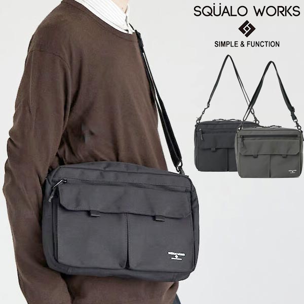 SQUALO WORKS Nylon OX SHOULDER BAG SW-NY003