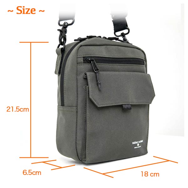 SQUALO WORKS Nylon OX MINI SHOULDER BAG SW-NY004 