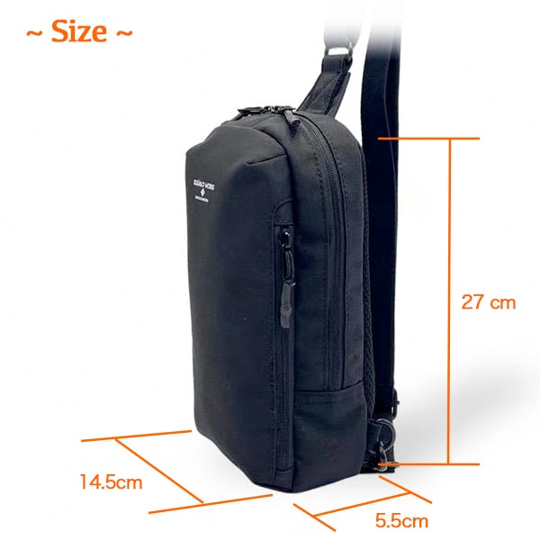 SQUALO WORKS Nylon OX MINI BODY BAG SW-NY008