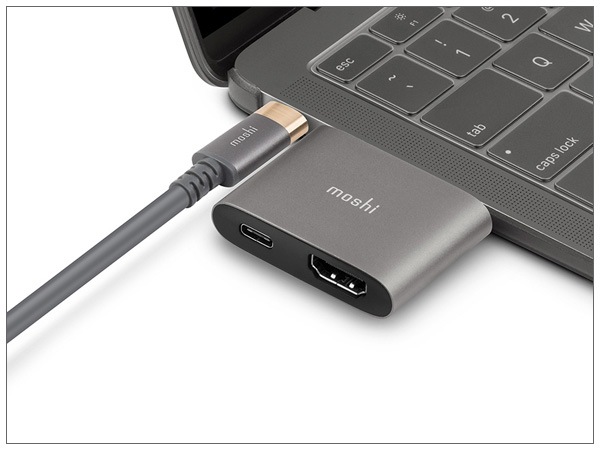 moshi USB-C to HDMI Adapter with Charging (Titanium Gray)�ڥݥ����10�ܡ�