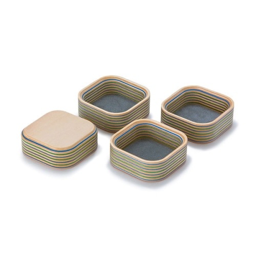 ��accessory tray��tower [round square][tray��3+lid]��bluegreen�ˡʥ��������꡼�ȥ쥤�����
