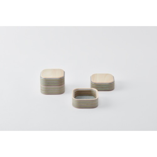 ��accessory tray��tower [round square][tray��3+lid]��bluegreen�ˡʥ��������꡼�ȥ쥤�����