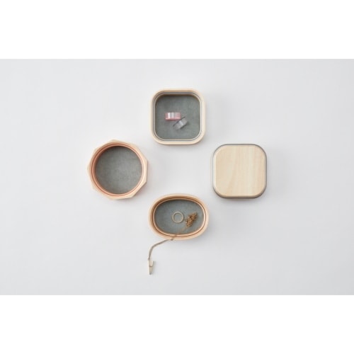 accessory tray】tower [round square][tray]（bluegreen