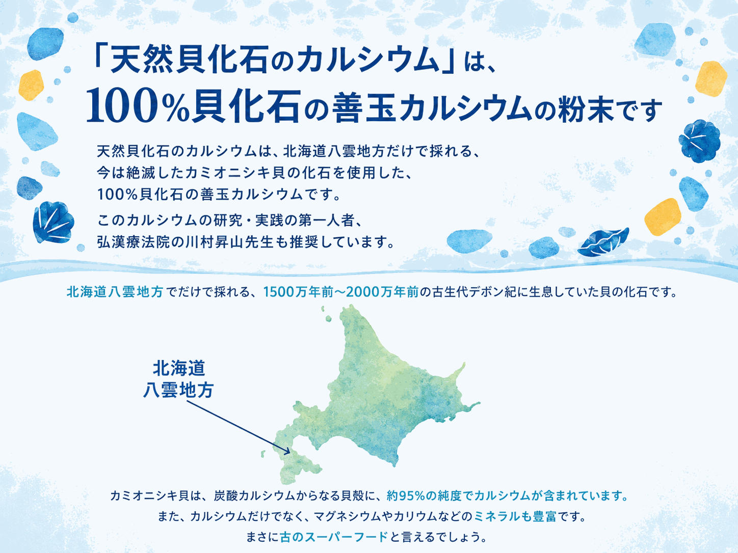 ソマチット粉末 天然貝化石のカルシウム (旧 太古のカルシウムPLUS