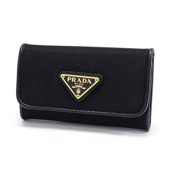 プラダ キーケース レディース PRADA Key Case ブラック 1PG222 UZO F0X3X