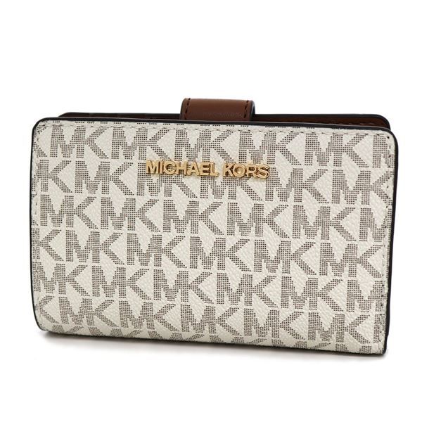ޥ륳 ޤ ǥ MICHAEL KORS Wallet Х˥ ֥饦 35F8GTVF2B VANILLA