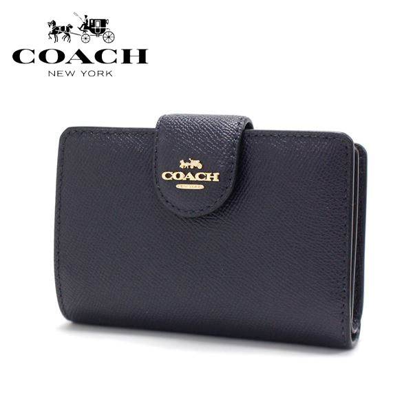  ޤ ǥ COACH Wallet 饰奢꡼ 졼 쥶 ߥǥ ʡ å å ߥåɥʥ 6390 IMMID