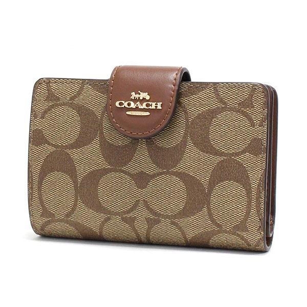 ������ ����ޤ���� ��ǥ����� COACH Wallet �饰���奢�꡼ �����ͥ��㡼 PVC �쥶�� �ߥǥ����� �����ʡ� ���å� ������å� ������ ���ɥ�2 C0082 IME74