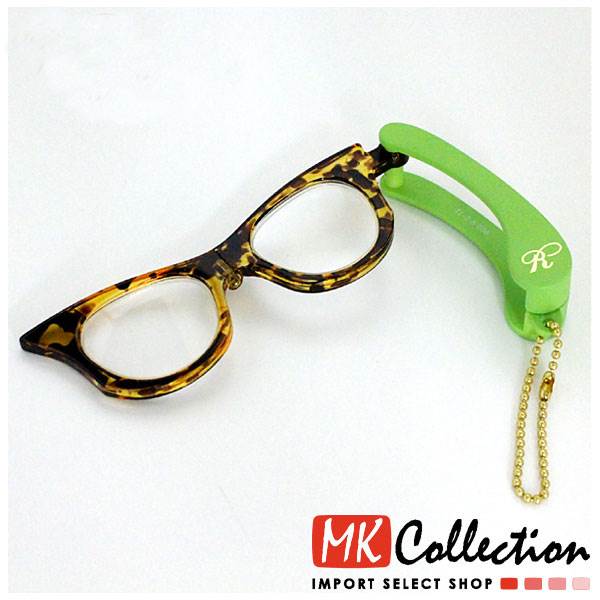 ルーペ おしゃれ 老眼鏡 拡大鏡 ペンダント Rescue-you Pendant Loupe / LimeGreen|グッズ|MKcollection