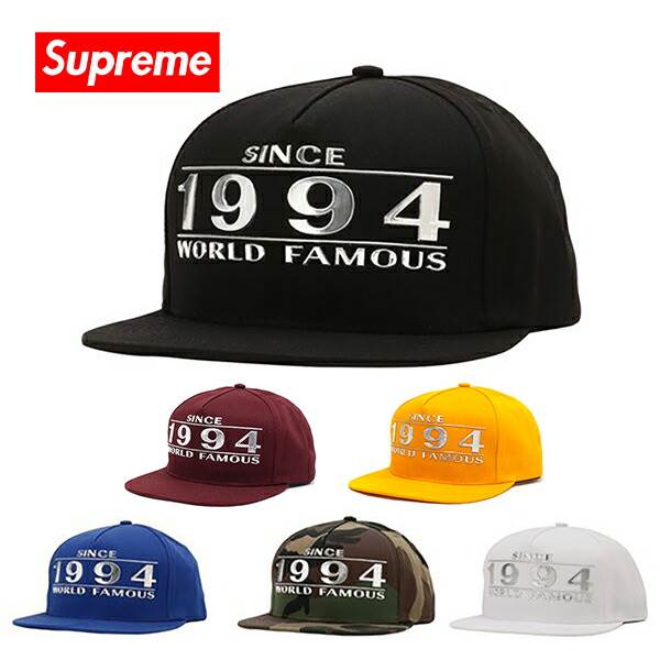 ץ꡼ å Supreme ˹ WAY BACK 5-PANEL CAP ֥å ֥롼 ե ۥ磻 SS16H46
