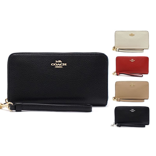 コーチ 長財布 レディース ストラップ付き COACH Wallet ロング