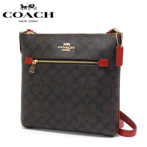 COACH コーチ ROWAN FILE ショルダー バッグ【送料0/国内即発】 コーチ ショルダーバッグ レディース 0 COACH ローワン ファイル