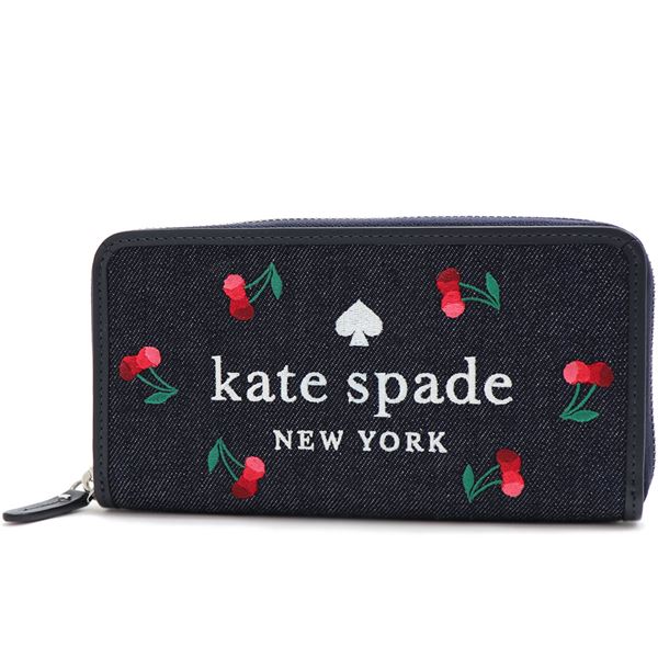 ���ꥢ��󥹥����� ���եȥ�åԥ�̵�� �����ȥ��ڡ��� Ĺ���� ��ǥ����� Kate Spade Wallet �饦��ɥե����ʡ� �ǥ˥� K6151 403