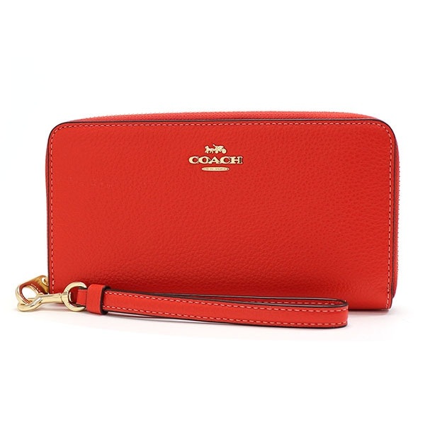 コーチ 長財布 レディース COACH Wallet マイアミレッド C4451 IMQRG