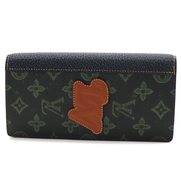 ギフトラッピング無料 ヴィトン 二つ折り長財布 メンズ LOUIS VUITTON Wallet ポルトフォイユ・ブラザ NM ダークグリーン モスグリーン M81807|ブランド一覧|MKcolle
