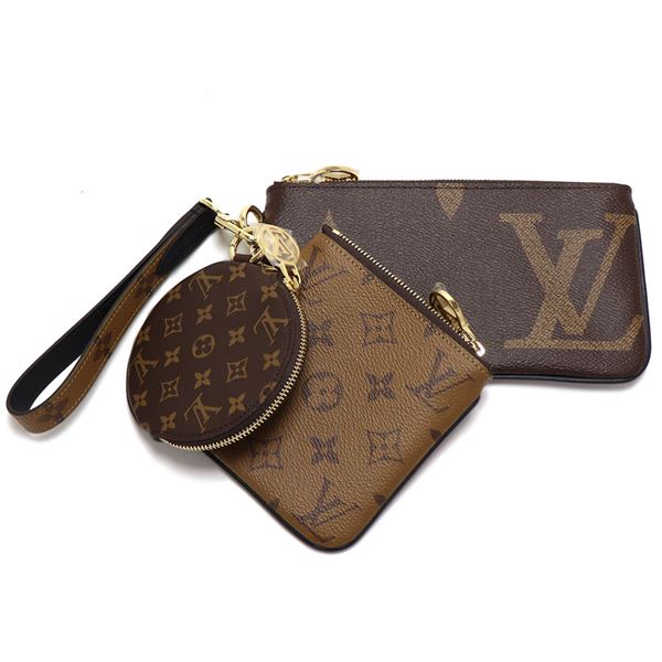 ギフトラッピング無料 ルイヴィトン ポーチ レディース LOUIS VUITTON Pouch ポシェット・トリオ ブラウン M68756|ブランド一覧|MKcollection