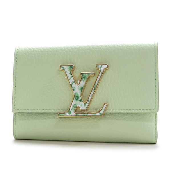 ギフトラッピング無料 ルイヴィトン 三つ折り財布 レディース Louis Vuitton Wallet ライトグリーン M82009|ブランド一覧|MKcollection