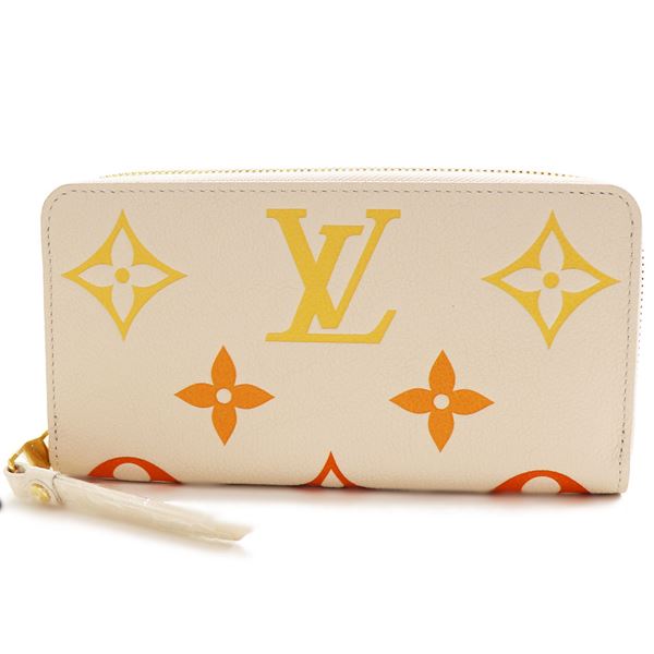 ルイヴィトン 長財布 レディース LOUIS VUITTON Wallet ラウンドファスナー モノグラム オレンジマルチ M82206 ギフトラッピング無料|ブランド一覧|MKcollection