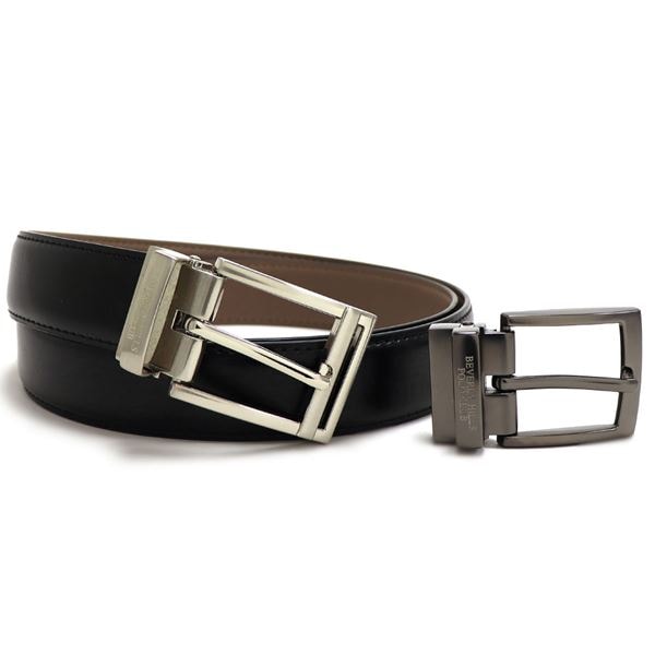 �ӥХ꡼�ҥ륺 �ݥ������ �٥�� �Хå���2�ܥ��å� ��� ������ BEVERLY HILLS POLO CLUB Belt �֥�å� BHG1000-3