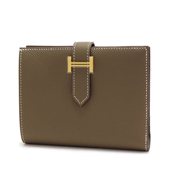エルメス 二つ折り財布 レディース HERMES Wallet エトゥープ BEARN COMPACT ETOUPE |ブランド一覧|MKcollection