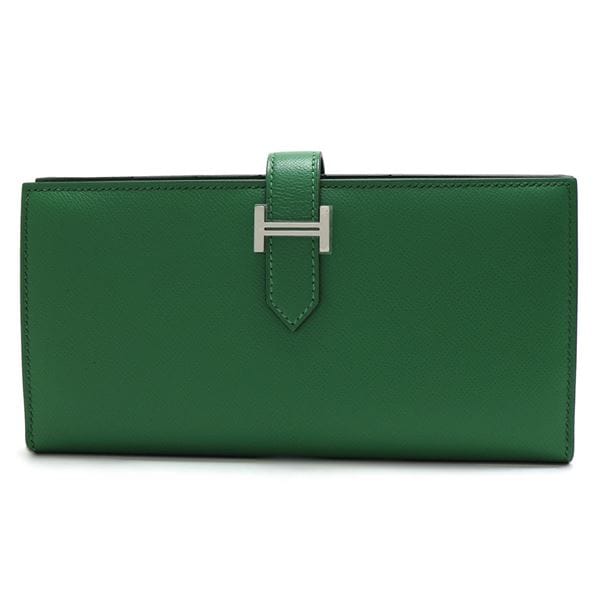 ᥹ ޤĹ ǥ HERMES Wallet ꡼ BEARN SOUFFLET MADAME CACTUS  եȥåԥ̵