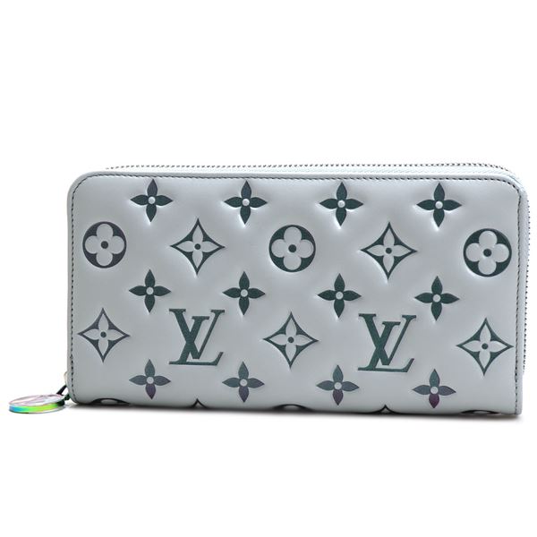 ルイヴィトン 長財布 レディース LOUIS VUITTON Wallet ラウンドファスナー ブルー M82792  ギフトラッピング無料|ブランド一覧|MKcollection