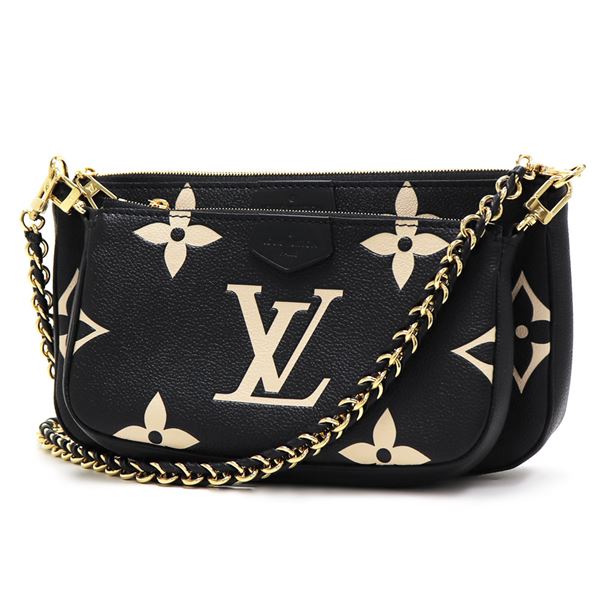 ルイヴィトン ショルダーバッグ レディース LOUIS VUITTON ブラック ベージュ M45777 |ブランド一覧|MKcollection