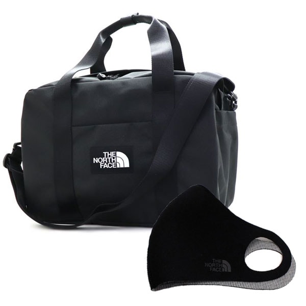 セットでお得 ザ ノースフェイス マスクセット ボストンバッグ THE NORTH FACE 2Way ショルダーバッグ NN2FP77A BLK |ブランド一覧|MKcollection
