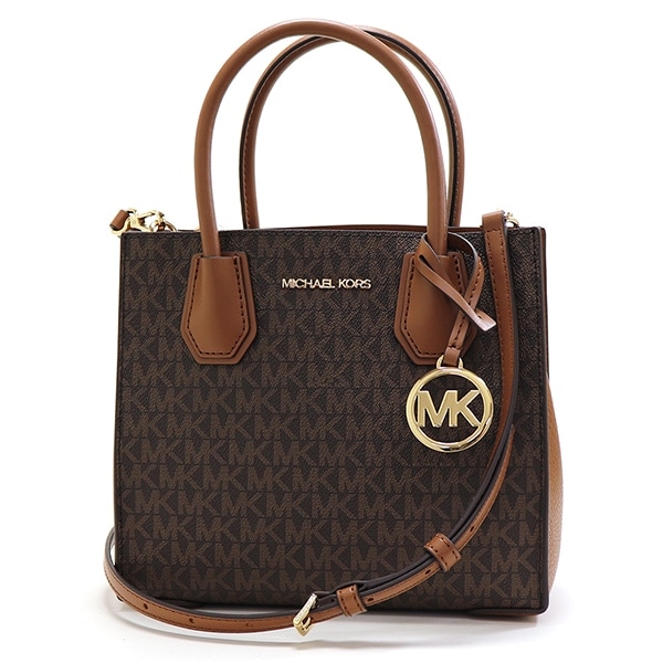 【未使用】MICHAEL KORS ショルダーバッグ　ブラウン 中古・古着通販】MICHAEL KORS (マイケル・コース) ショルダーバッグ