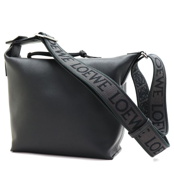 ������ ���������Хå� ��� LOEWE CUBI CROSSBODY SMALL �֥�å� B906Q63X04 1100 