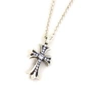 クロムハーツ ネックレス メンズ レディース CHROME HEARTS アクセサリー タイニー ファットクロス ペンダント パヴェダイヤ シルバー 202033746SLVXXX011|ブランド一覧