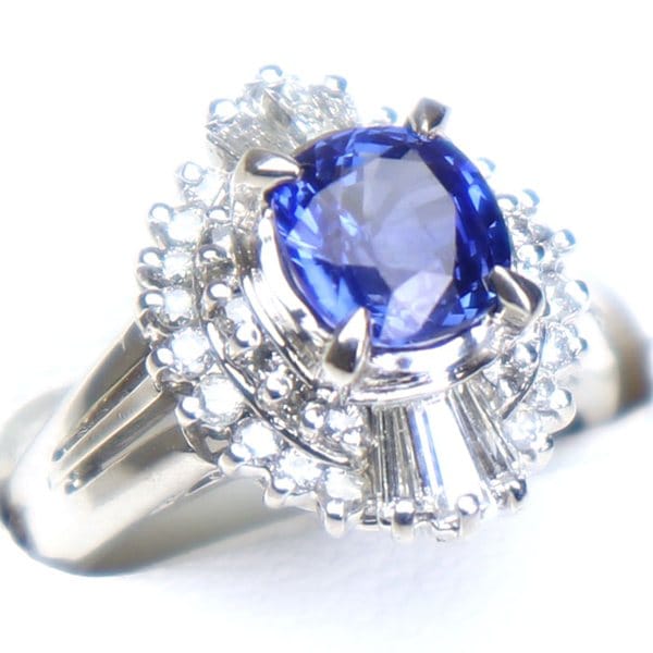�ץ����900 ��� ���ե����� PT900 Ring Sapphire jewelry ���奨�꡼ ����� �桼���� Reuse
