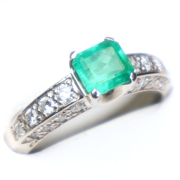 �ץ����900 ��� ������� PT900 Ring Emerald ���奨�꡼ jewelry ����� �桼���� Reuse